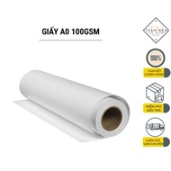 COMBO 3/5 Sheets of White Paper, A0 printing paper 100gsm, 120gsm