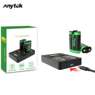 Rechargeable Battery Pack With 2x2600mAh Large Capacity Batteries 2xUSB Output Ports Compatible For Xbox Series S/X Xbox One