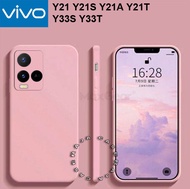 Softcase Macaron polos Vivo Y21 Y21S Y21A Y21T Y33S Y33T - Casing Hp  - Pelindung hp - Vivo Y21 Y21S