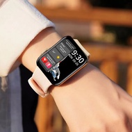Smartwatch สมาร์ทวอทช์ 2021 New Smart Watch Women Bluetooth Call Full Touch Screen IP67 Waterproof BP ECG Heart Rate Smartwatch For Xiaomi Huawei PhoneSmartwatch สมาร์ทวอทช์ Blue