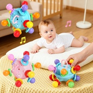Mainan Baby 1 Tahun Toys Manhattan Round Ball Baby Teether Toys 6 Month Baby Toy Rattle Toys Infant 