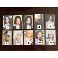 Photocard (PC) Poca Official Miyeon Soyeon Yuqi Soojin (G)I-DLE GIDLE IDILE Jisoo Blackpink BP Flowe