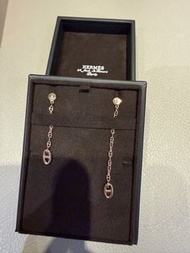 Hermes Farandole earrings 愛馬仕玫瑰金豬鼻耳環