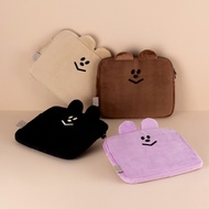 kr Cute Bear  Notebook Tablet Pouch 11 inch 13 inch 15 inch