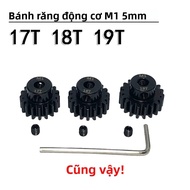 Bộ Bánh Răng Động Cơ Bánh Răng Kim Loại M1 3 Cái Cho Xe RC Buggy Xe Quái Vật Tỷ Lệ 1/8 1/7 1/5 - Kíc