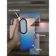 VN1073 CASE SILICONE HARD HYBRID HOLOGRAM PLAIN OPPO RENO 5 5F 6 7 8 8T 10 11 11F 4G 5G