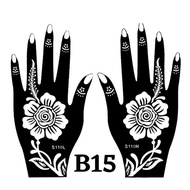 Sticker inai / Sticker Henna / Henna Stencil / Mehndi Stencil NEW DESIGN