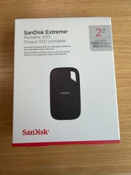 Sandisk Extreme Portable SSD 2TB 2T 閃迪 固態硬盤 固態硬碟