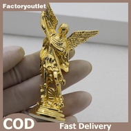 FCMY 1PC Crafts For Home Room Tabletop Desktop Christian Saint Michael FigurineThe Archangel Defeati