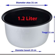 CHAT SELLER FIRST Miyako Magic Com Teflon Pan 1.2 Lt Spare Part Miyako Mcm 612