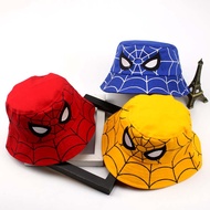 Hat Cotton Spiderman Kids Hat Boy Cartoon Superhero Visor Hat Fisherman Hat Snapback Hiphop