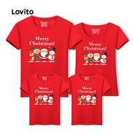 Lovito Kids Casual Tshirt Spring/summer Red Tshirt for Boy LNL125231 Lovito T-shirt Kasual Kanak-kan