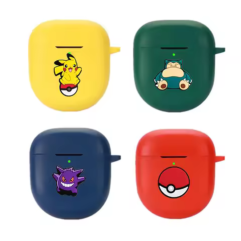 Potdemiel Pokemon Silicone Earphone Protective Case for Bose QuietComfort Ultra / Ultra Earbuds 2nd 