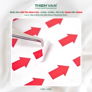 Round Arrow Sticker - Error Sticker - Product Distinguishing...etc - 5 Sizes - 6 Different Colors.