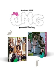 NEWJEANS OMG 1st Winter Single Album ( MESSAGE CARD Ver. - NEWJEANS ) K-POP SEALED