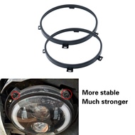2Pcs for Jk Tj 07-17 7-Inch Led Headlight Round Ring Mounting Bracket for Headlight Mounting Lamp Ho