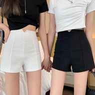S-3XL High Waist Bottoming Shorts Women Causal Tight A-line Shorts