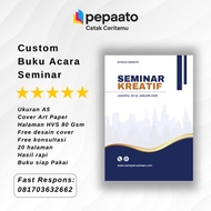 Print Custom Seminar Event Books | Booklet of School and Office Company Event Guide Activities