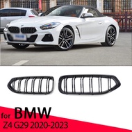 Car Front Bumper Grilles Kidney Racing Grill For BMW Z4 2019 - 2024 G29 Roadster M40i sDrive 25i Dou