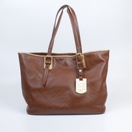 PRELOVED TAS LONGCHAMP LM CUIR LEATHER TOTE BAG ORIGINAL