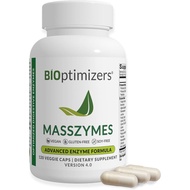 BIOptimizers MassZymes - Complete Digestive Enzymes Supplement for Gut Health - Bloating Relief for 