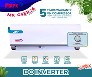 Matrix Aircon Shop PH - Mx-CS51L2A Matrix 2HP Inverter Split Type Aircondition (Unit Only) - Home Appliances - Powerful Cooling, Energy Efficiency, Quiet Operation - Suitable for Medium-Sized Rooms, Eco-Friendly Refrigerant, Easy Installation