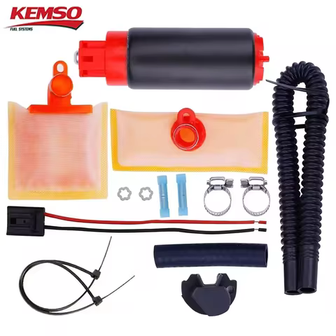 KEMSO 340LPH E85 Compatible High Flow Fuel Pump "Replace Walbro 255LPH GSS342" For Honda Civic Accor