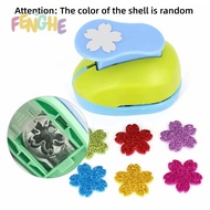 FENGHE Flower Furador, Random Color 7*6*4cm DIY Paper Cut Puncher, Punches Maker Labor Saving Large 