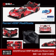 Trendy Hot Sale BBR 1: 64 Ferrari 499P Modificata Rosso Corsa Racing Red Alloy Car Model Birthday Gi
