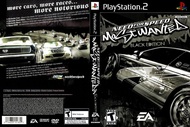 Need for Speed - Most Wanted - Black Edition PS2  แผ่นไรท์ เกมps2 แผ่นเกมเพล2 เกมps2