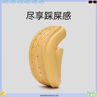 UTUNE 4.5CM Thick Sole Slippers for Men Soft Platform Home Shoes Men Outdoor Summer EVA Non-slip