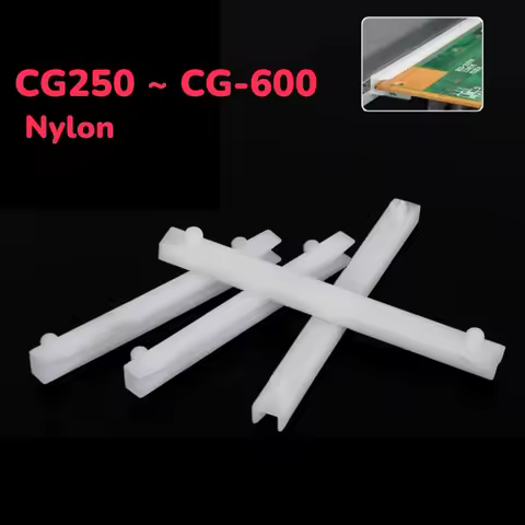 White Nylon Pc Spacer Board Fixing CG250 ~ CG-600 Circuit PC Board Fixing Snap-In Guide Rail Long