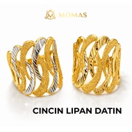 MOMAS CINCIN LIPAN DATIN STAMPING Emas 916 Original Cincin Emas 916 Tulen Cincin Emas 916 Original E