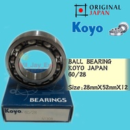 JTEKT KOYO 6322 C3602262326328 C3622862226028 BALL BEARING KOYO 60/2863/2260/2262/3263/2862/2862/22