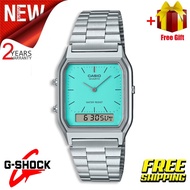 🔥Malaysia 3 Year Warranty🔥Casio AQ-230A-2A2 Analog Digital Sports Women Ladies Unisex Watch Jam Tang