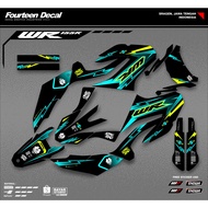 DECAL WR 155 - yamaha WR 155 46 motorcycle DECAL sticker