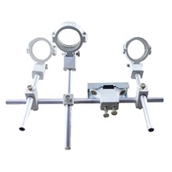 KU Band LNB Holder Bracket Can Hold Up to Four Satellite LNB for Ku Antenna One Dish for Satellite T