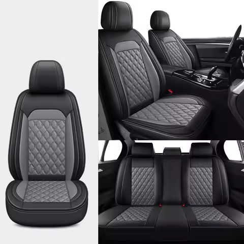 Universal Full Set Car Seat Covers For Audi A6 V7 V8 4F Q3 Q7 4L Q2L A1 A3 8Y 8V 8P A4 B6 B7 B8 100 