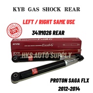 [ 1PCS ] KYB PROTON Saga BLM, FL, FLX Rear GAS Shock Absorber [ 341M026 ] KAYABA(PRICE FOR ONE PCS)