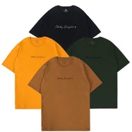 HIJAU Kaos Otsky Font Classic line Best Black & White X (U1010Y-3C) Army X (U1102Y-11E) Mustard X (1