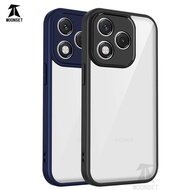 For Honor 400 Lite Case Crystal Clear Hard Back Soft Edges Shockproof Slim Thin Cover