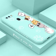 Cute side cat case for Oppo F1S Oppo F11 Oppo F11pro Oppo F9 Oppo F9 PRO Oppo F7 Oppo F5 TPU luxury Character pattern silicone straight edge phone case