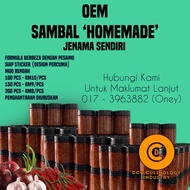 SAMBAL 100 BOTOL JENAMA SENDIRI HOMEMADE