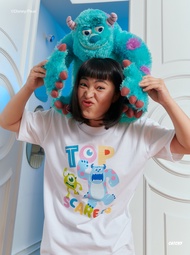 Haus with Sunny: Monster In Training เสื้อยืดสีขาวสกรีนลาย Monster Inc ลิขสิทธิ์แท้