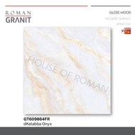 Granit Lantai Motif Marmer Gold/Granit 60x60/Roman Granit dKelaba Onyx