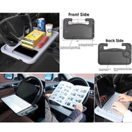 Car Steering Wheel Table Tray Laptop Food Dining Reading Writing Stand Holder Meja Kereta Meja Roda 