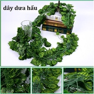 Combo of 12 Fake Vines, Grape Leaf Vines, Long Betel Vines, 2,3m Watermelon Vines Extremely durable 