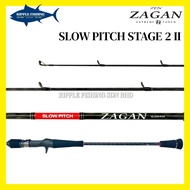 2024 NEW ZEN ZAGAN SLOW PITCH STAGE 2 II Overhead Jigging Fishing Rod Saltwater SW Slow Jig Fast BC 