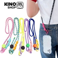The neck strap can be adjusted to increase or decrease the length from 40cm to 140cm, braided in man