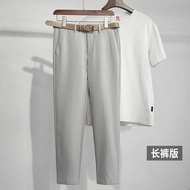 Formal Long Pants Seluar Panjang Lelaki Korean Casual Office Cropped Suit Pants Men Seluar Slack Lel